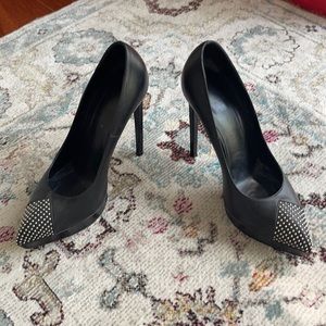 Saint Laurent Black leather pumps YSL 39.5